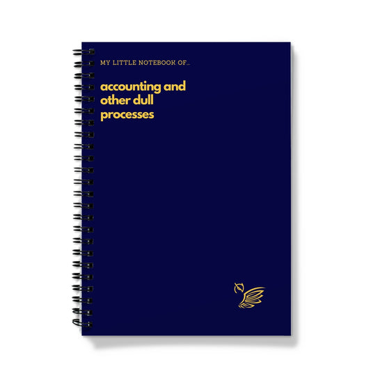 My Little Notebook Of... Accounting And Other Dull Processes Notebook