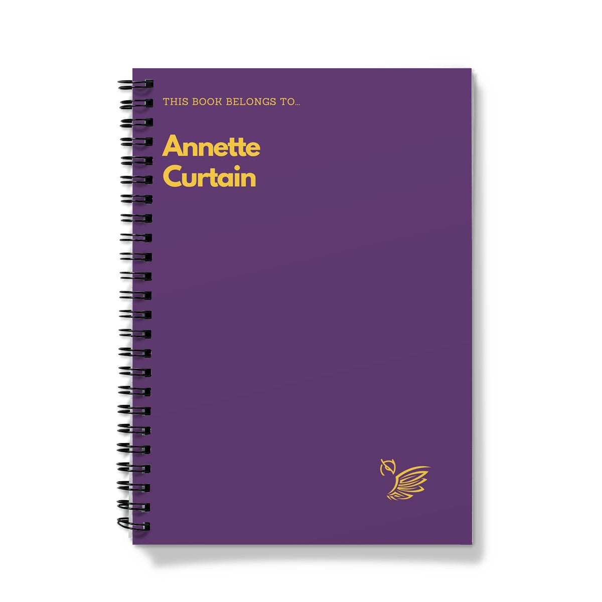 This Book Belongs To... Annette Curtain Notebook