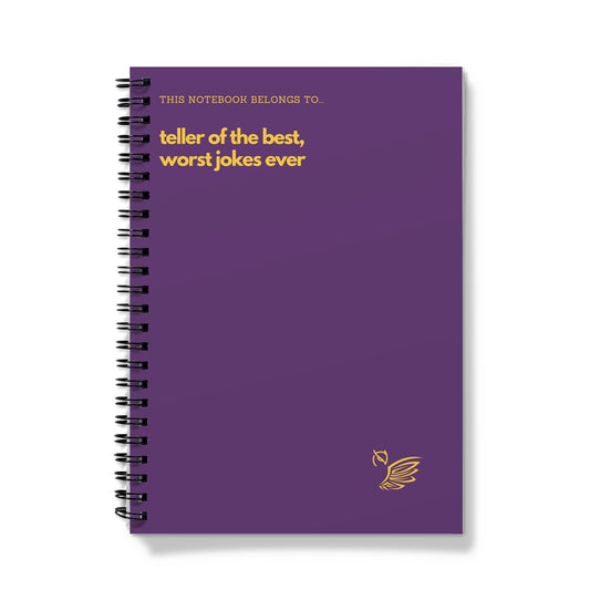 This Notebook Belongs To... Teller Of The Best, Worst Jokes Ever Notebook