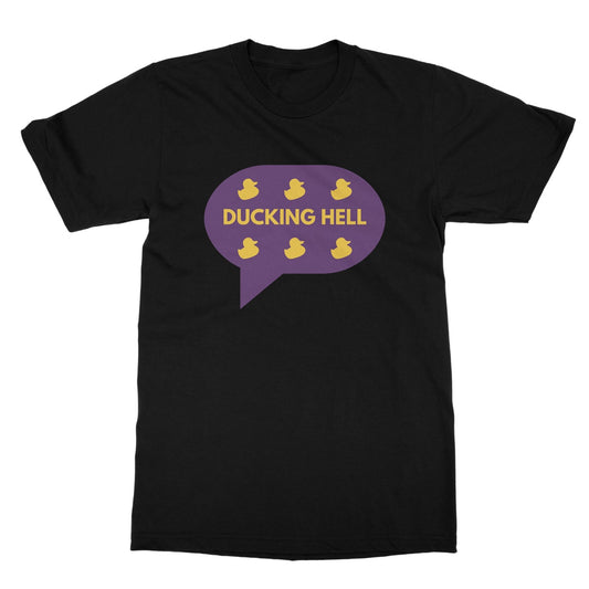 Ducking Hell. Funny Slogan Softstyle T-Shirt
