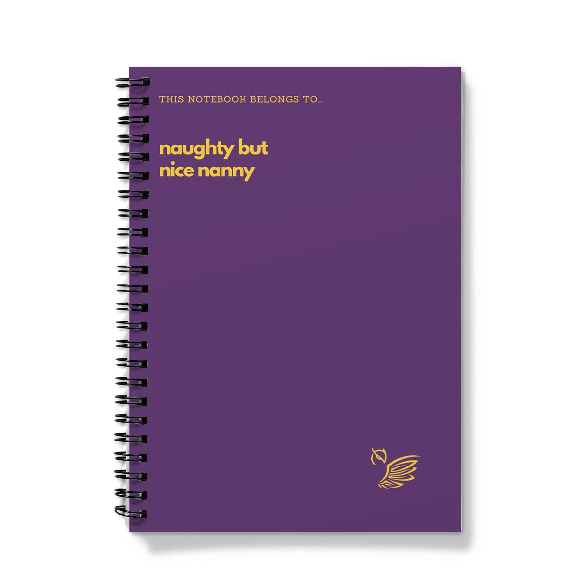This Notebook Belongs To... A Naughty But Nice Nanny Notebook