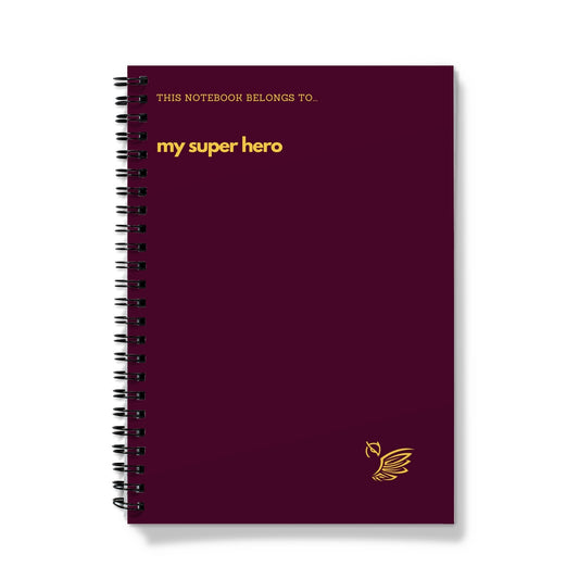 This Notebook Belongs To... My Super Hero - Red Notebook