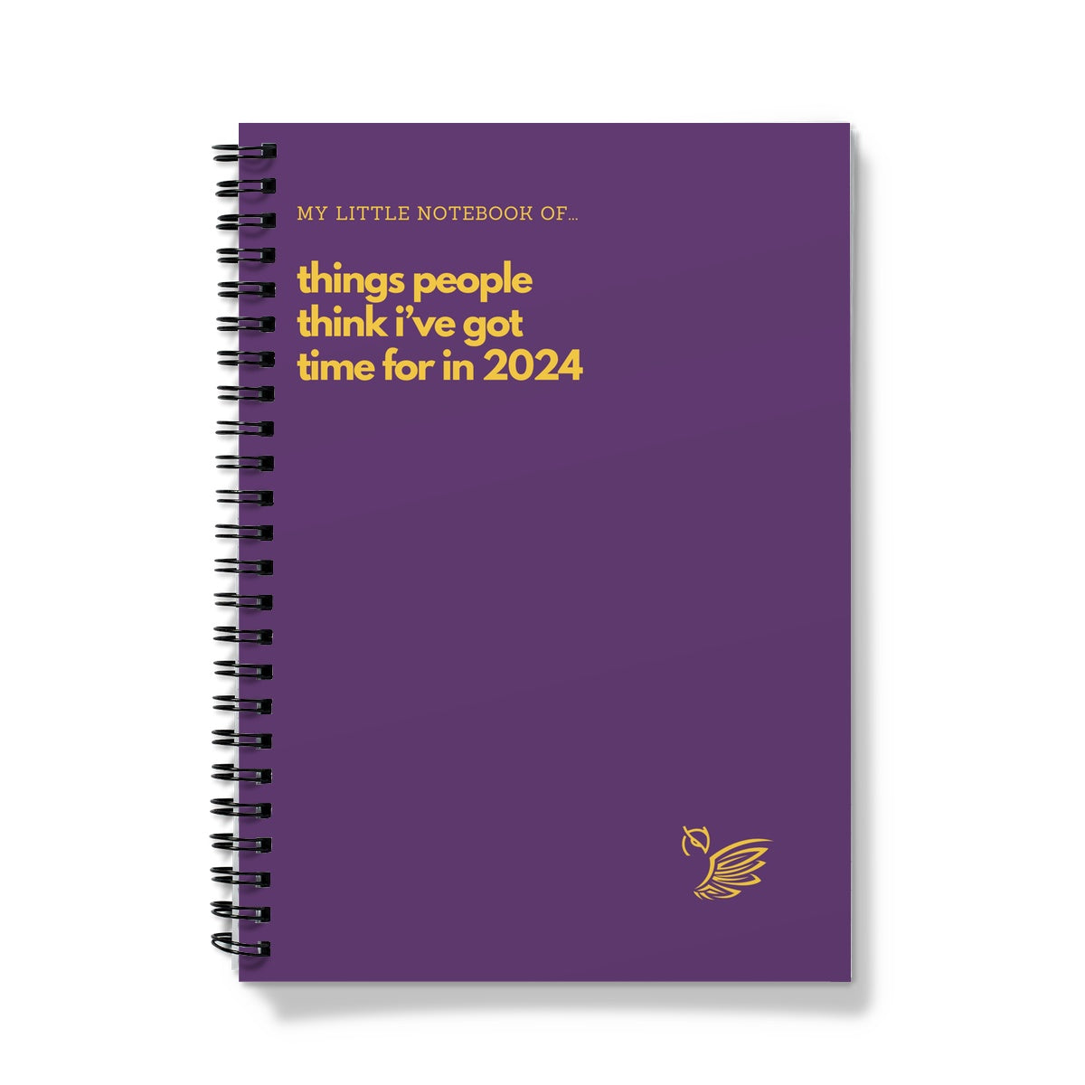 Things People Think I've Got Time For in 2024 Notebook
