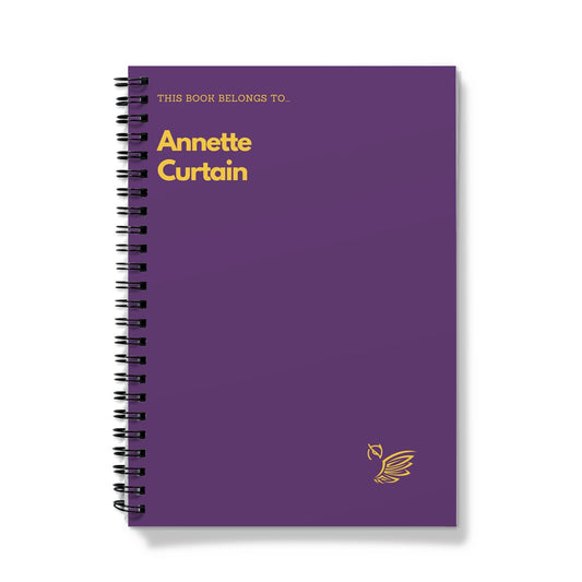 This Book Belongs To... Annette Curtain Notebook