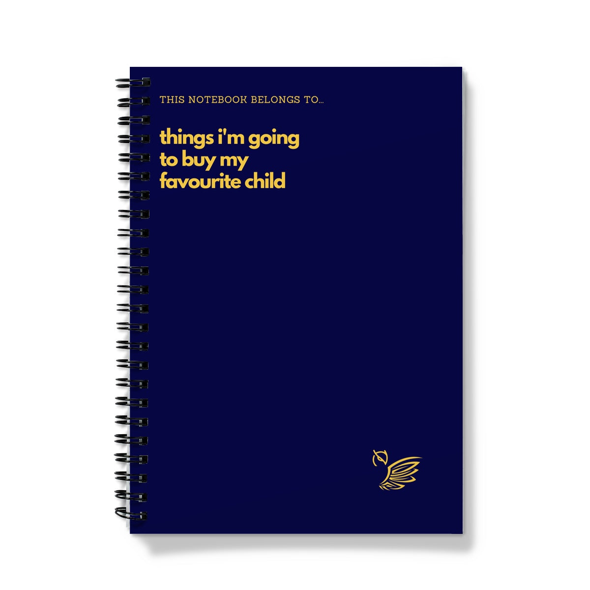 My Little Notebook Of... Things I'm Going To Buy My Favourite Child - Blue Notebook